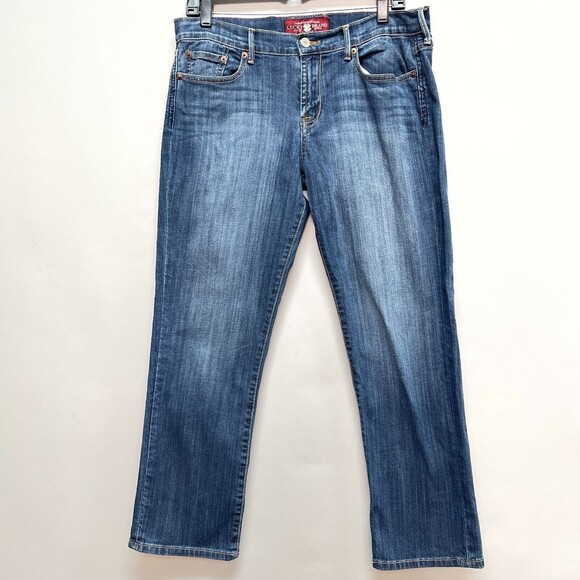 Lucky Brand Women's Jeans Pants 10 / 30 Sweet N Crop Blue Cropped - Picture 2 of 8